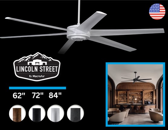 Lincoln Street Ceiling Fan